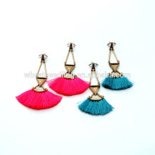 thread tassel dangling designer handmade european style earrings